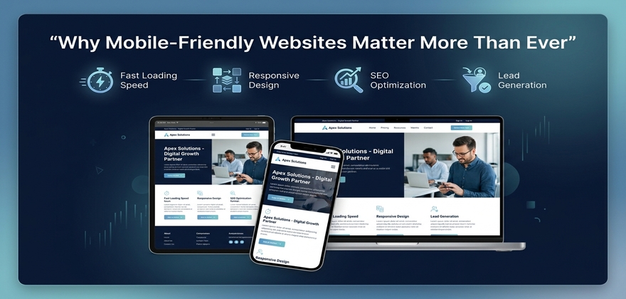 🚀 Why Mobile-Friendly Websites Matter More Than Ever